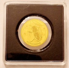 Gold Barren 999 Gold 1/500 Unze  Honigbiene