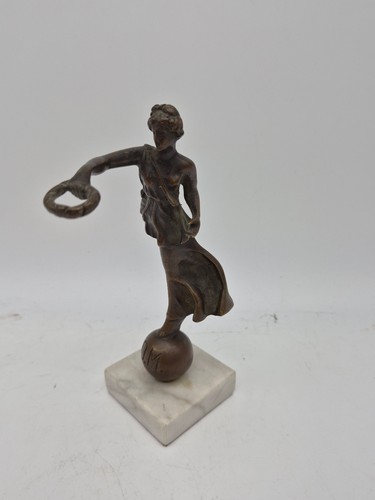 Antike bronze figur frau - antike,