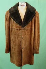 Edler Wild Leder Mantel ca