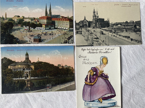 Dresden sehr alte postkarten - dresden,