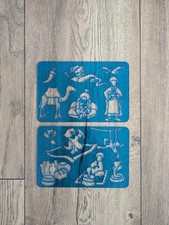 Schablonen Krippen weihnachten Könige Kamel Kinder basteln Malen