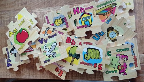Abc puzzle schule - abc,