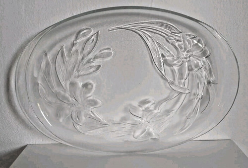 Glas teller platte oval - 35, cm