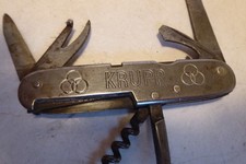antikes Vorkriegs Taschenmesser KRUPP 30er Jahre 2.WK Rarität Klinge mit Waal