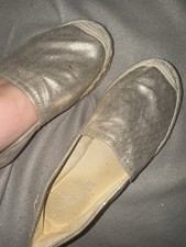 Flache Schuhe Ballerina Sammler Getragen