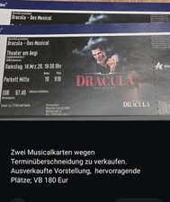 2 DRACULA MUSICAL KARTEN