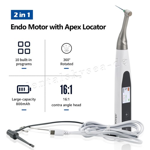 Endomotor apex locator - endomotor, apex-locator