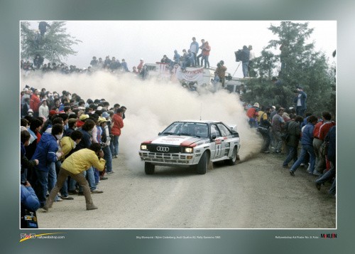 Audi quattro rallye rally - a2,