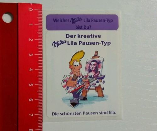 Aufkleber sticker milka lila - aufkleber/sticker:,