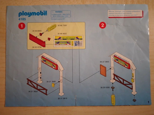 Playmobil bauanleitung 4185 - playmobil,