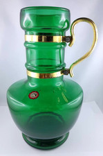 Alte grüne Design Karaffe