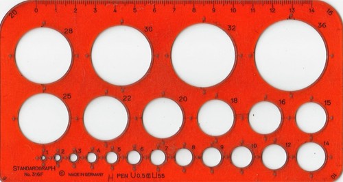 Schablone standardgraph 316 - standardgraph,