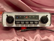 Oldtimer Autoradio Blaupunkt VW Käfer Bus Karmann Ghia+MP3 Kabel