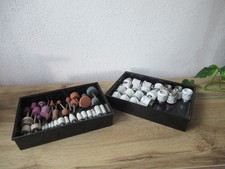 Schleifstifte - Schleifaufsätze 36 Stück Konvolut + Schraubkappen für Sicherung