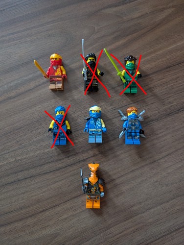 Lego ninjago mini - 4x,