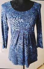 Aparte Madeleine Tunika aus weichem Viskosemix in diversen Blautönen , Größe 34 