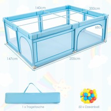 Laufstall XXL 205 x 147 x
