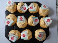 Wolle Pak - 550 gr. Stahlsche  Woll Lambada  Glanzgarn gelb