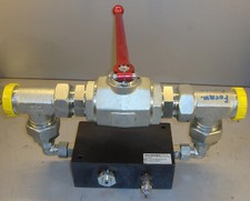 ? HYDAC KHM G11/2-1112 Hydraulik Kugelhahn Absperrventil auf Prüfblock ?