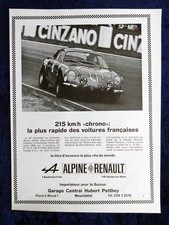 Renault Alpine A110, originale