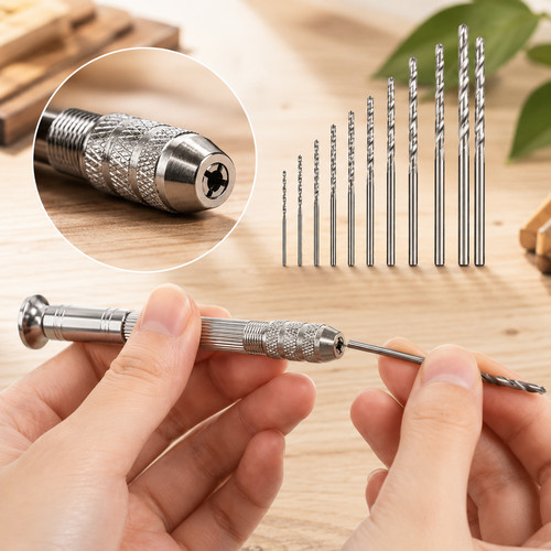 Mini handbohrer set mit - mini,