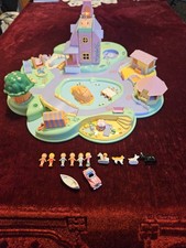 Polly Pocket Dreamworld Landschaft Bluebird 1991 mit Figuren