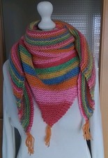Tuch dreieck strick handmade - tuch,