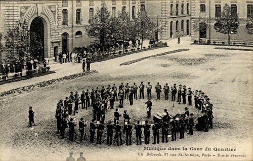 Paris musik der - ak, iv.,