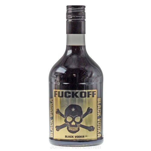 Fuckoff black vodka liter - vodka,