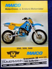Maico Moto Cross 250 320 500 Prospekt Blatt