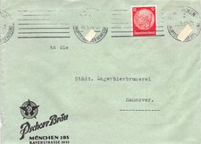 871153) DR Blg. mit Perfin /