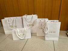 5x DIOR, Papiertasche, Tragetasche, Geschenktüte