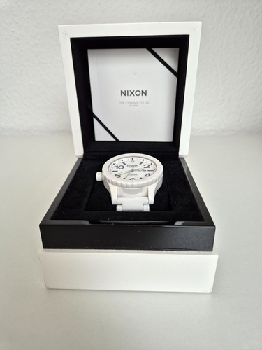 Nixon ceramic all white - nixon, 51-30