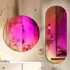 Irisierender Akzentspiegel