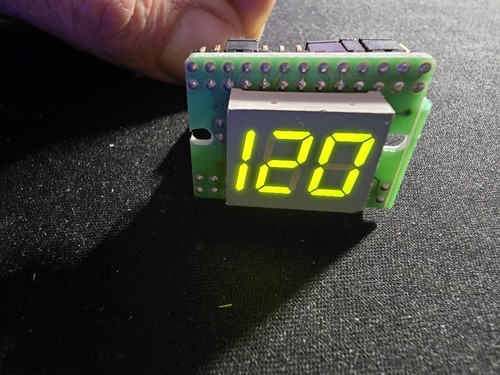 Segment led speed display - 7,