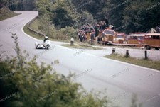 Farb-Dia-Stuttgart-Solitude-Rennen-Rennstrecke-Motorrad-Seitenwagen-1961