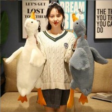 Große gans puppe kissen - große,