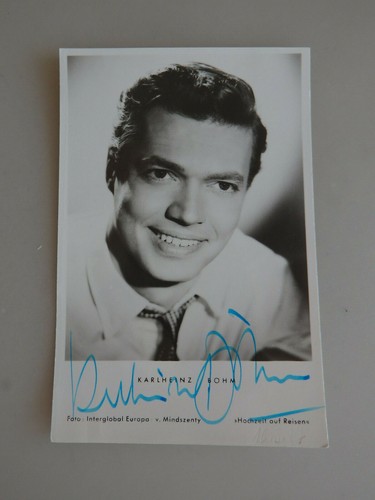 Autogramm karlheinz böhm - autogramm,