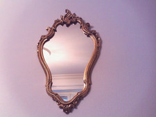 Wandspiegel Vintage Flur Garderobenspiegel Gold farbig Antik Stil Barock Rokoko