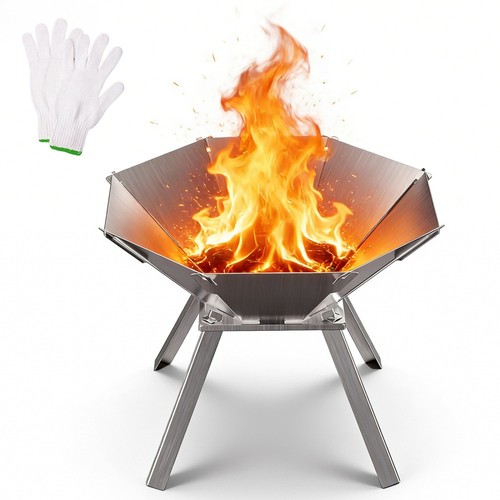 Klappbarer feuerschale - klappbarer,