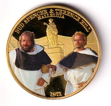 AV-VD Medaille 2020 Bud Spencer Terence Hill 1971 Vier Fäuste für Halleluja EH4