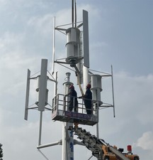 Vertikale 6000W Windgenerator