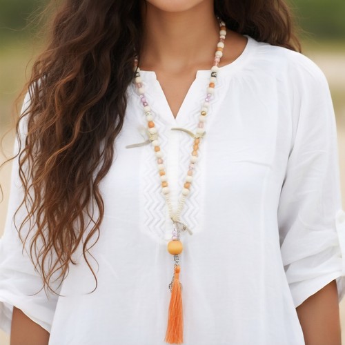 Lässige boho mala holz perlen - boho,