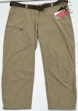 Maier Sports Damen Hose Outdoor Wandern Trekking Lusaka 7/8 Größe 44 beige braun