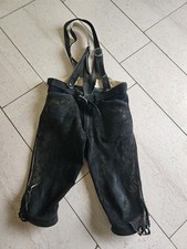 Lederhose M, KNIEBUNDHOSE LEDER, Wildlederhose, Lederhose Mit Hosenträgern