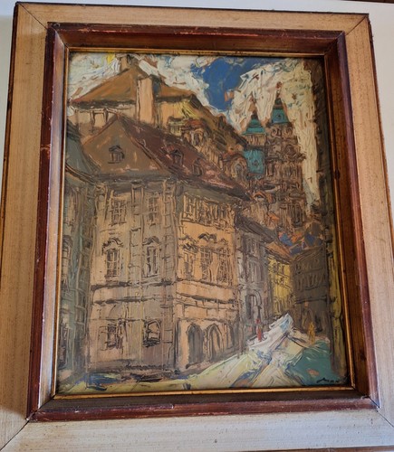 ölgemälde prag original - prag,