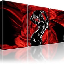 Akt Erotik Nude Abstraktion Bild 3 Teilig Bilder Wandbild Kunstdruck