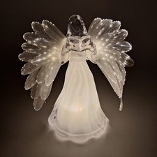 Engel aus acryl mit - led, licht