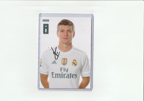 Autogrammkarte toni kroos - toni,
