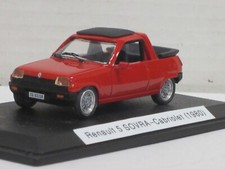 Renault 5 SOVRA-Cabrio in rot Box Ministyle MST023 1:43